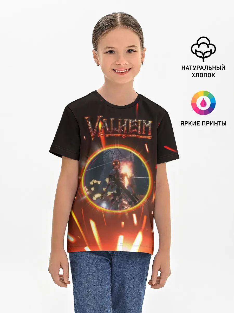 Детская базовая футболка / Скелет из Вальхейма