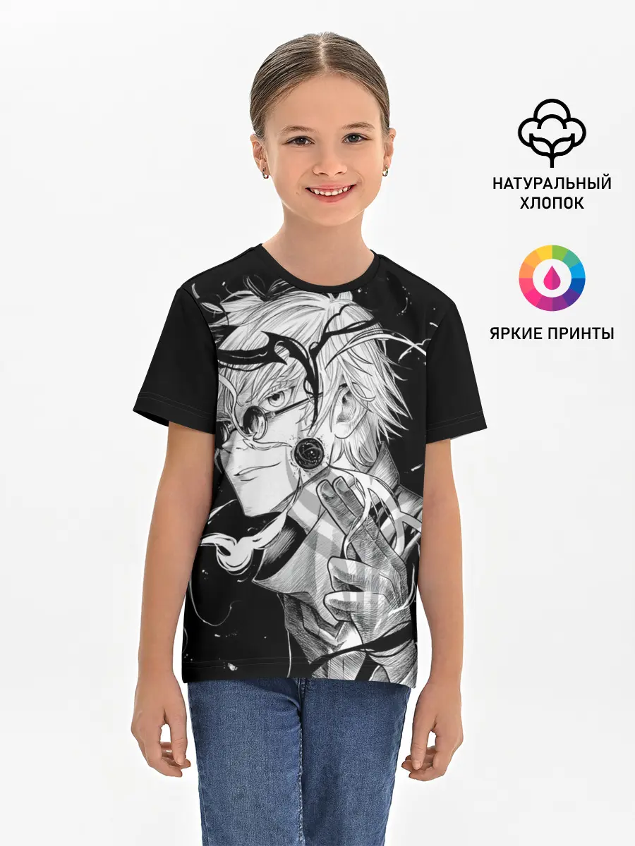 Детская базовая футболка / Магическая Битва Сатору Гото