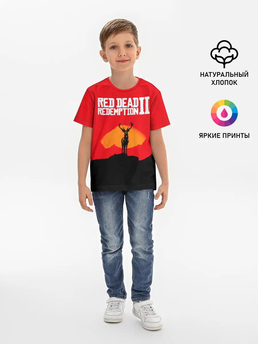 Детская базовая футболка / RDR2