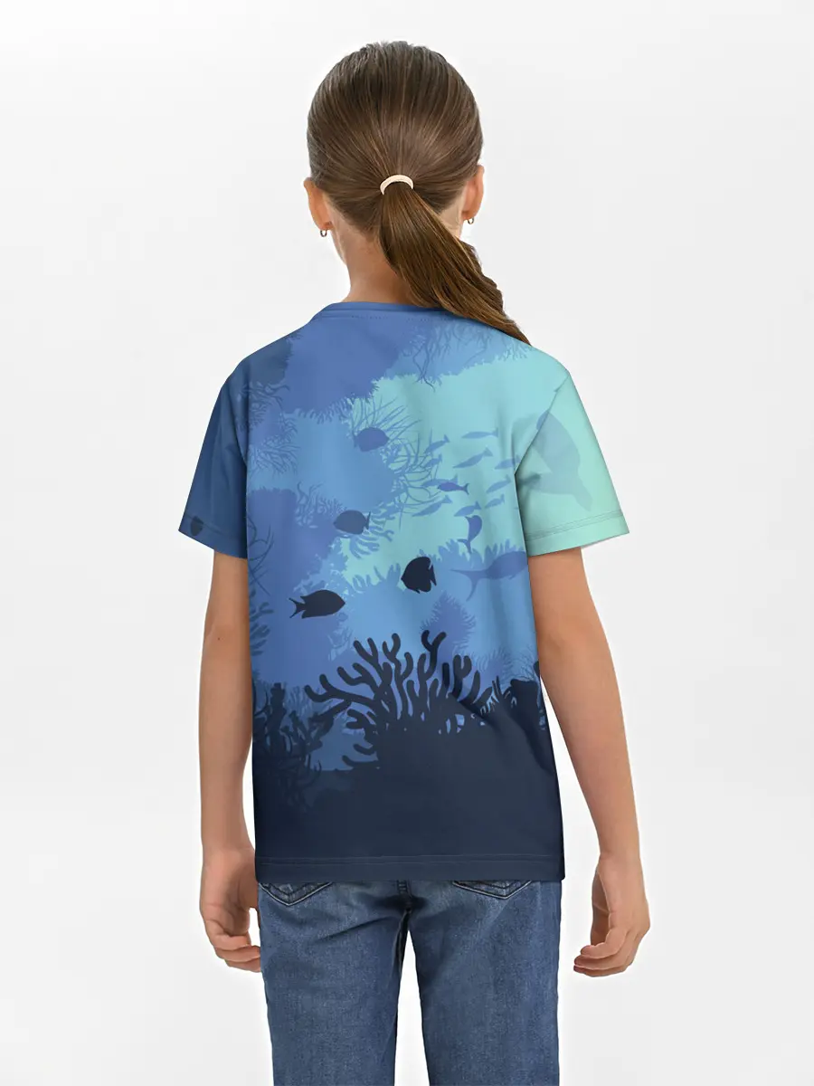 Детская базовая футболка / Mermaid | Русалочка