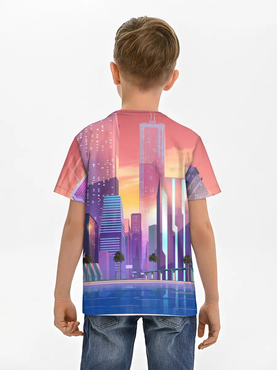 Детская базовая футболка / Vice city