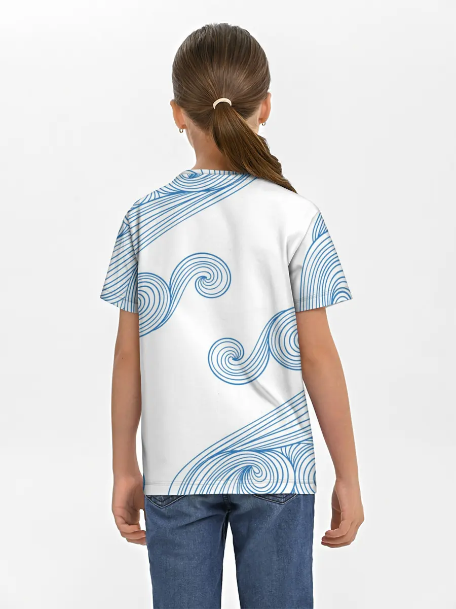 Детская базовая футболка / Кот Моряк