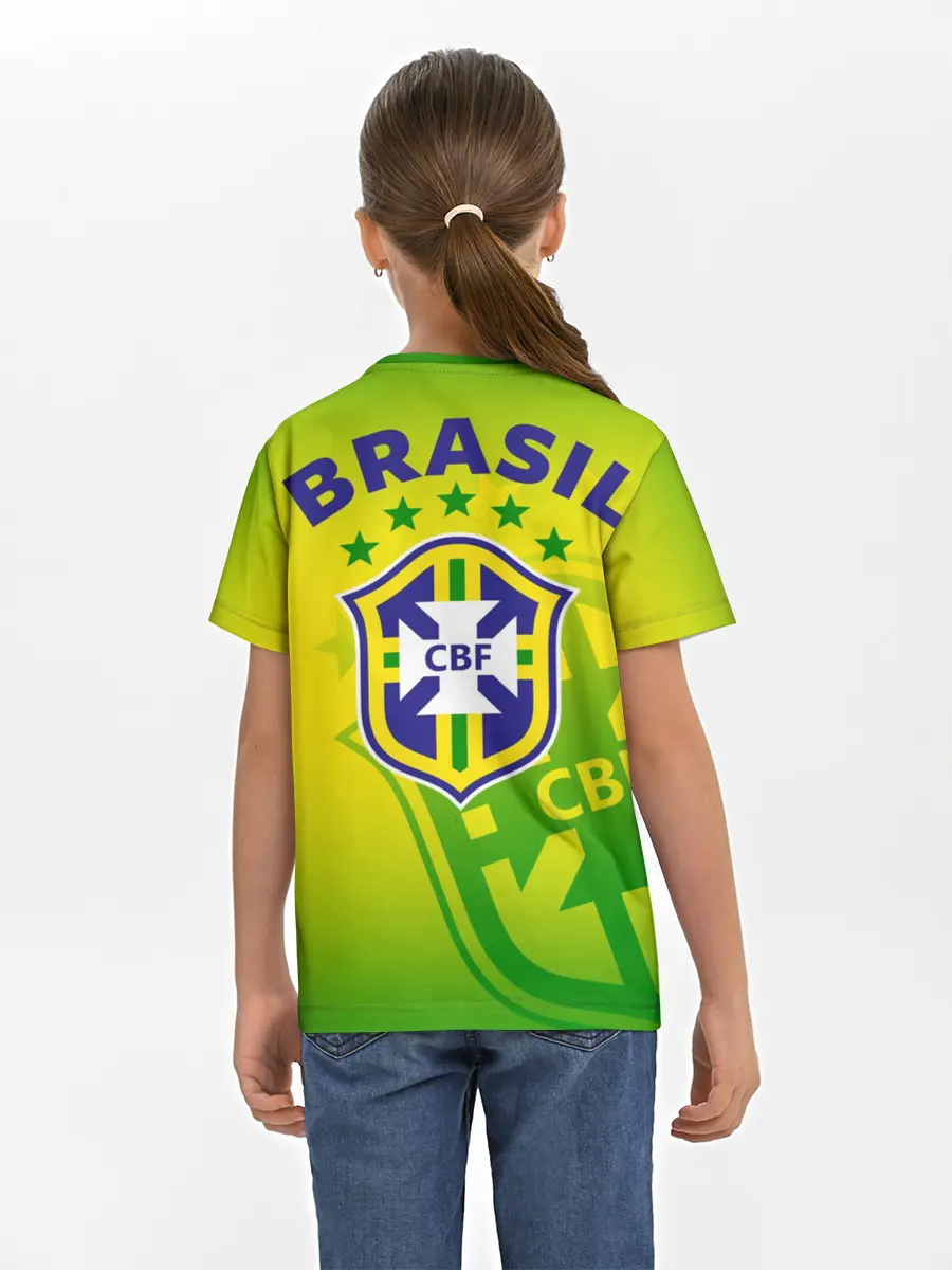 Детская базовая футболка / Бразилия