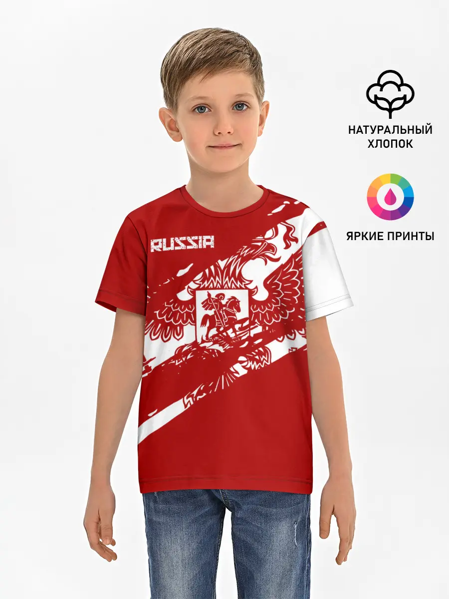 Детская базовая футболка / Russia