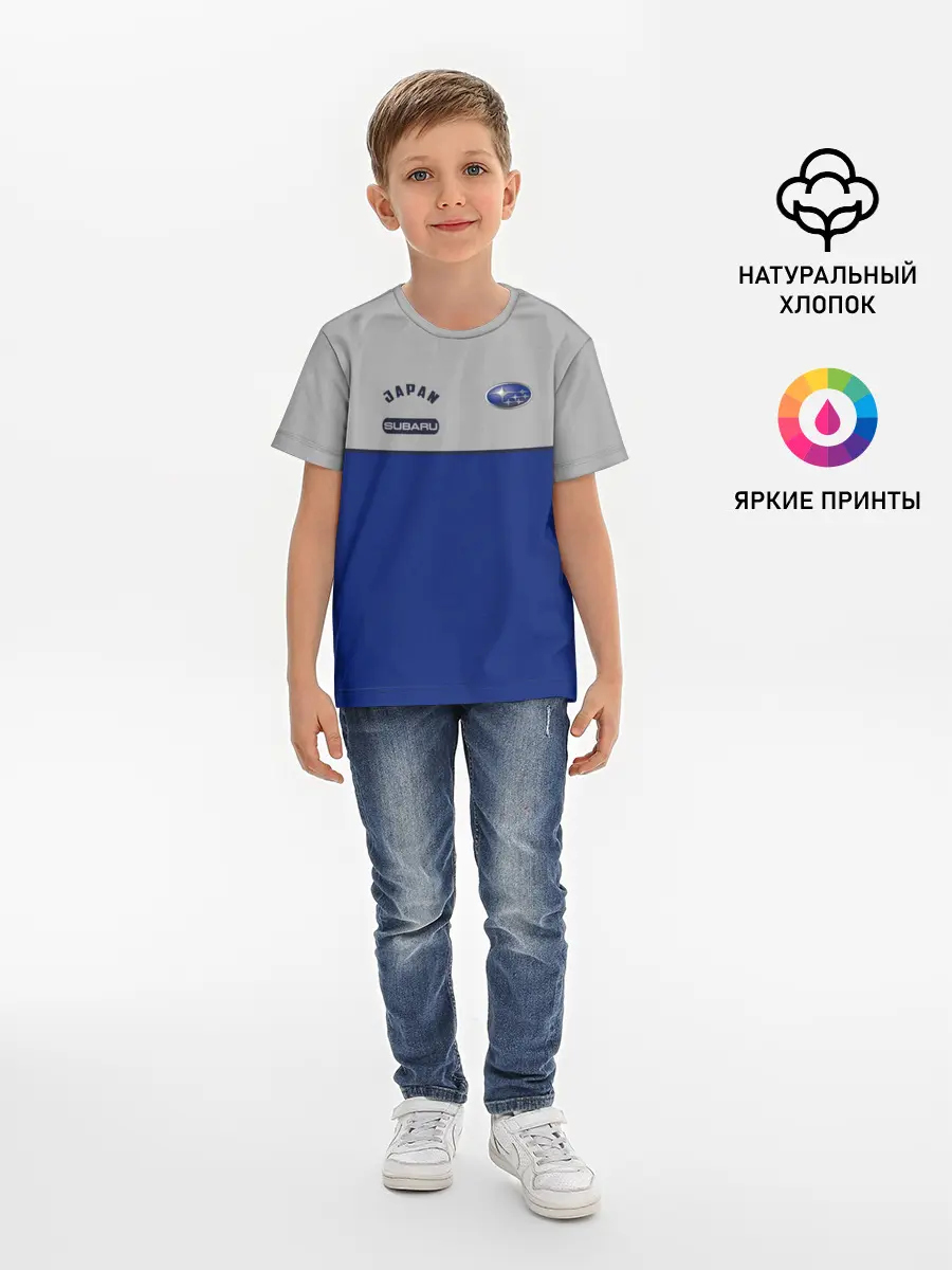 Детская базовая футболка / Subaru