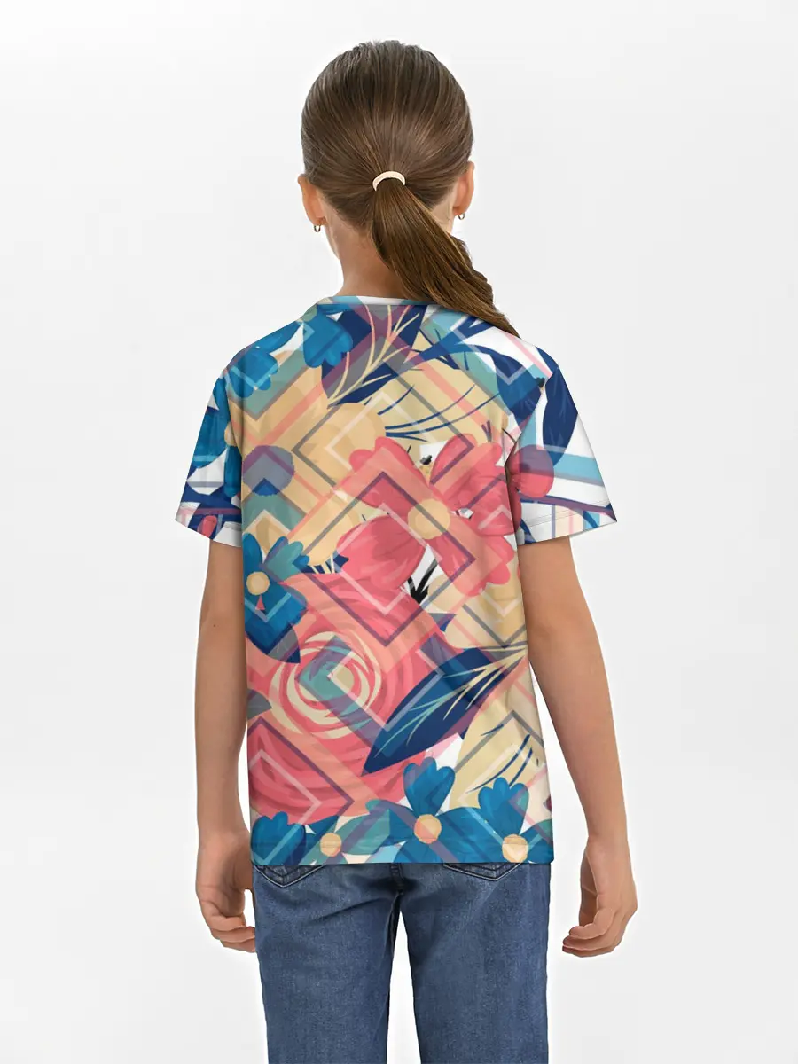 Детская базовая футболка / Абстракция