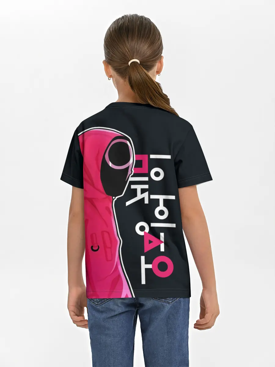 Детская базовая футболка / Squid game - guard