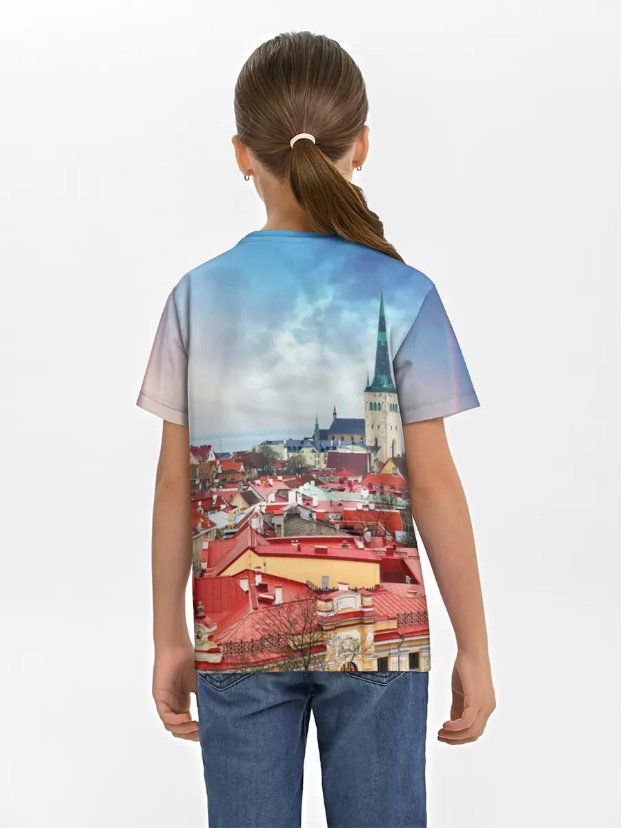 Детская базовая футболка / Таллин