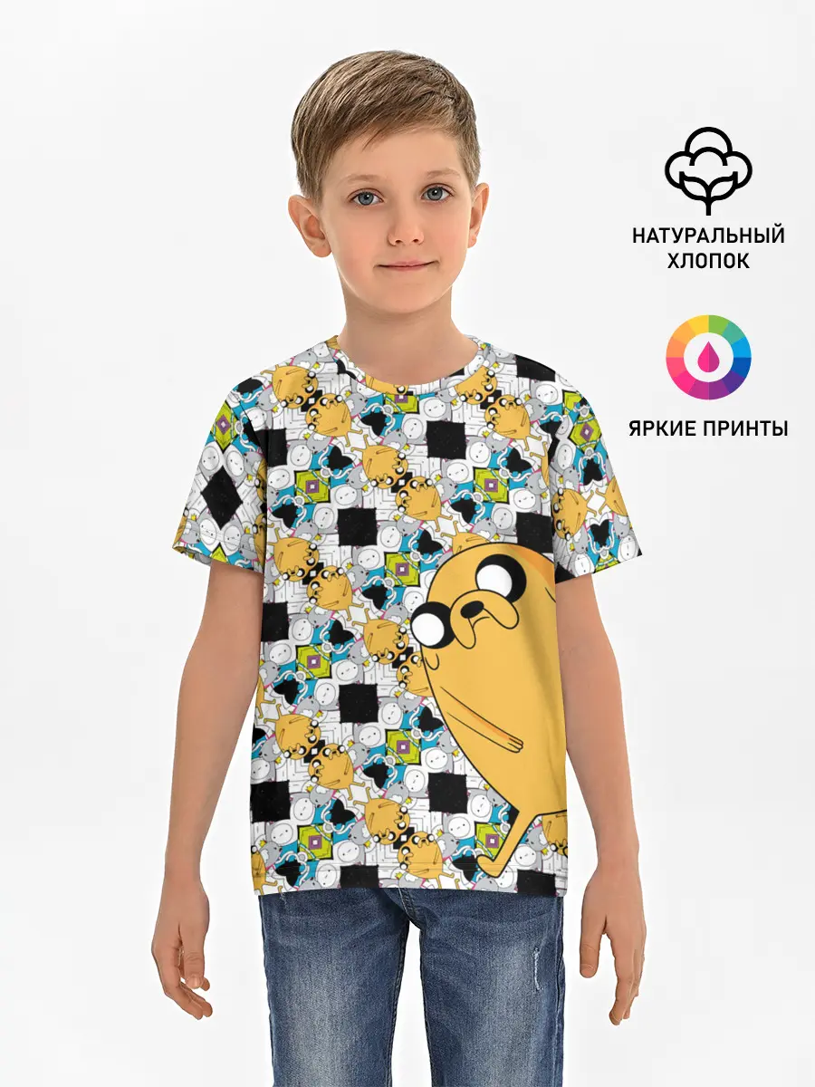 Детская базовая футболка / Jake Adventure Time