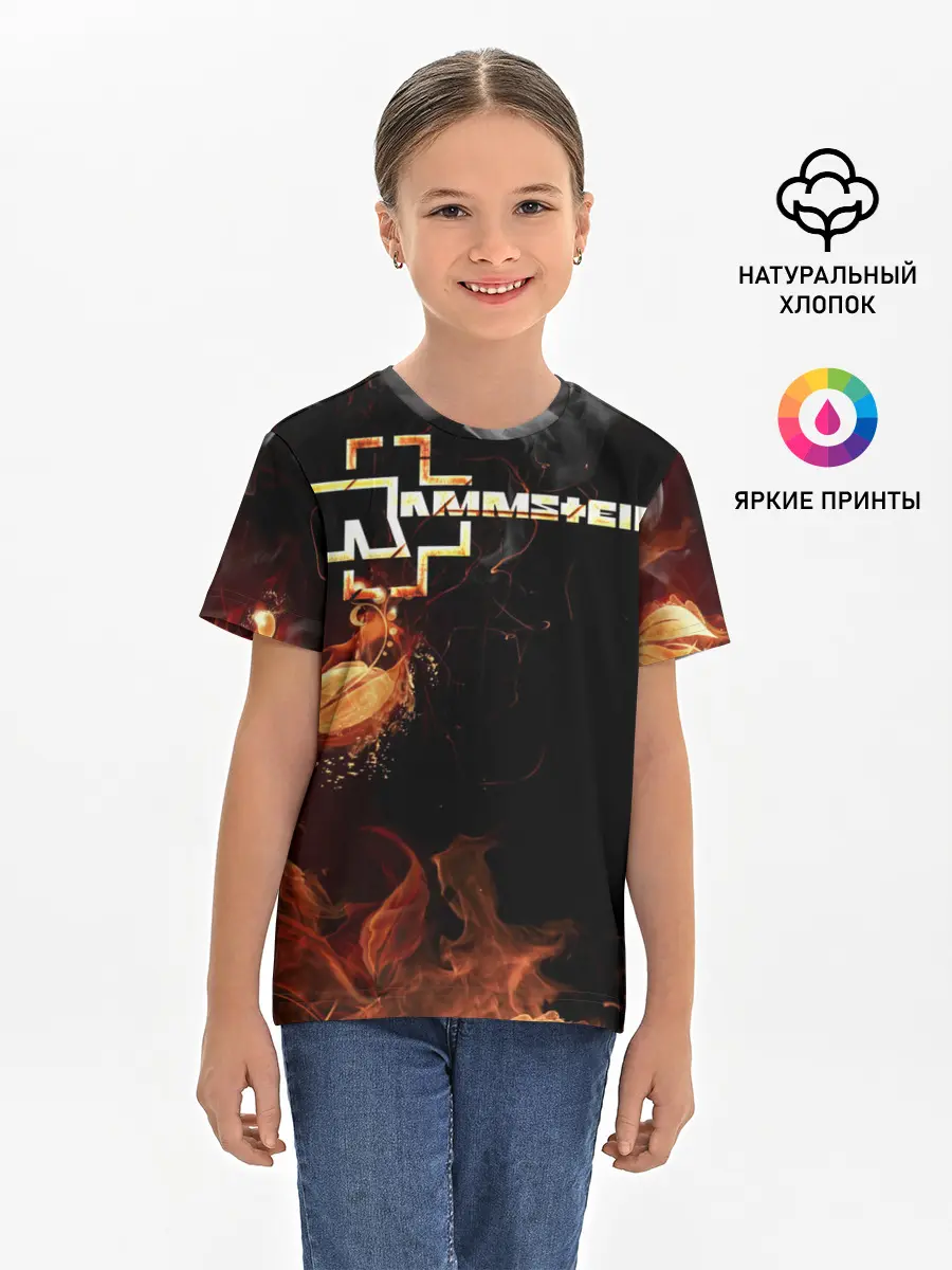 Детская базовая футболка / Rammstein