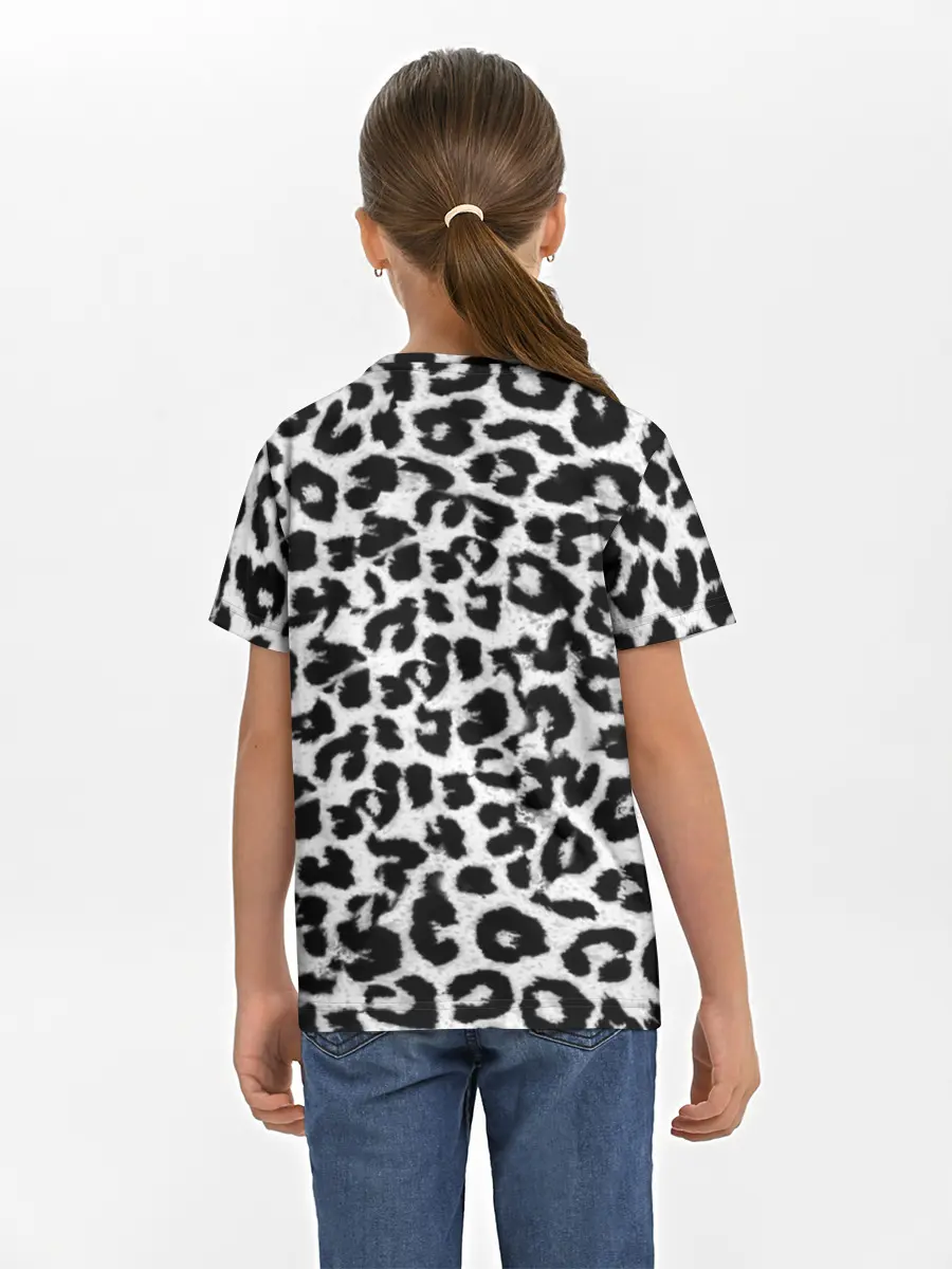 Детская базовая футболка / Снежный Барс