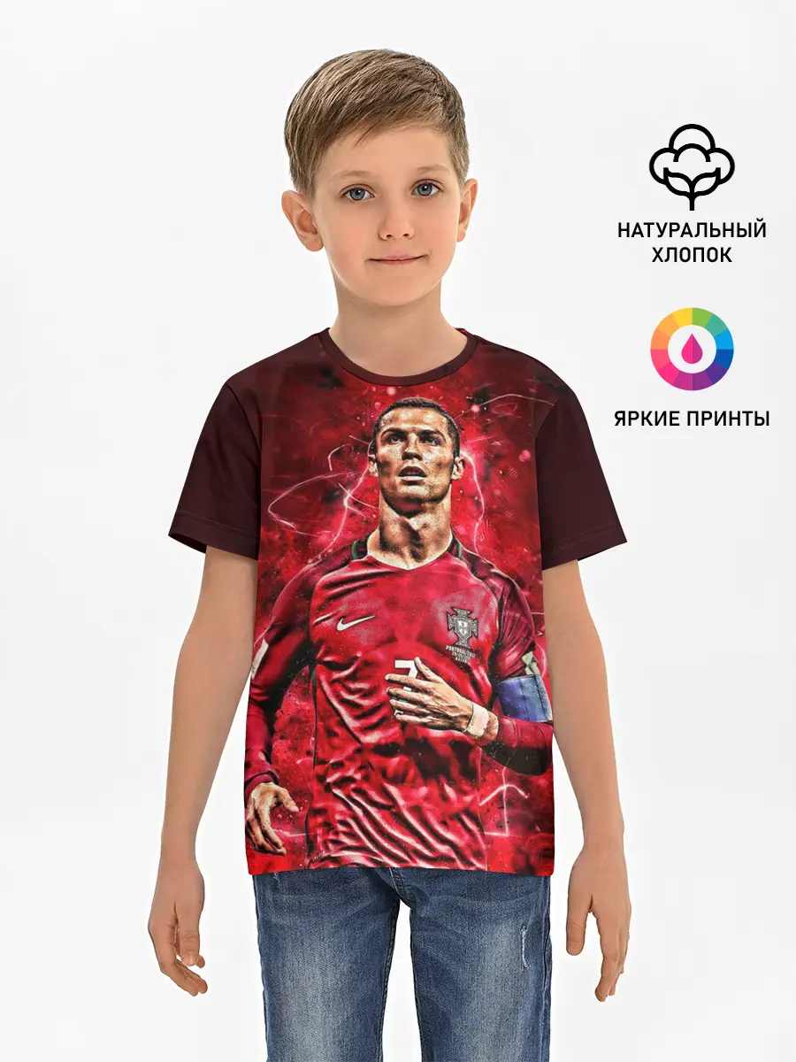 Детская базовая футболка / Cristiano Ronaldo