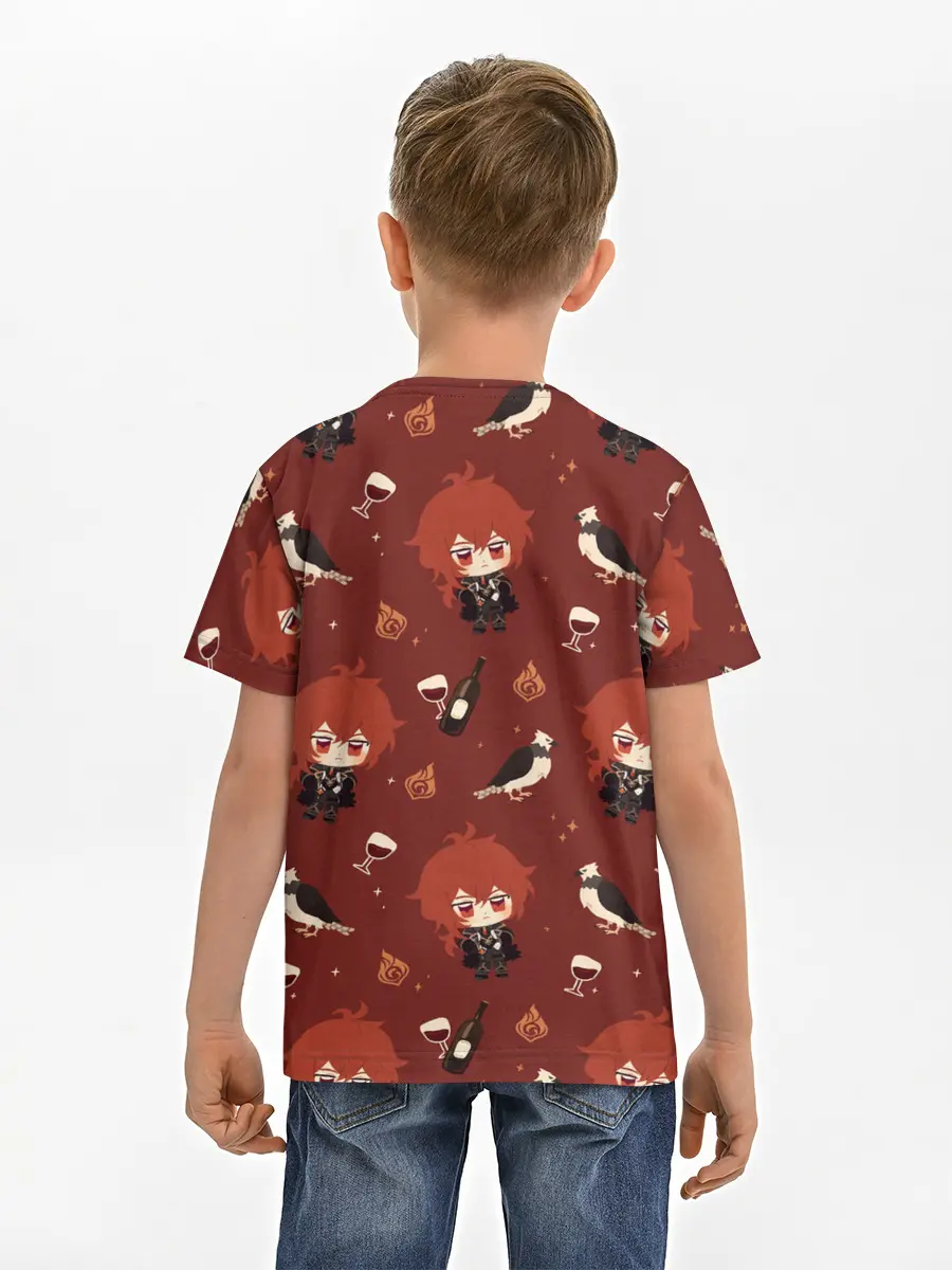 Детская базовая футболка / Genshin Impact