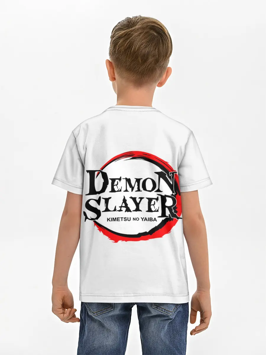 Детская базовая футболка / Убийца Демонов постер