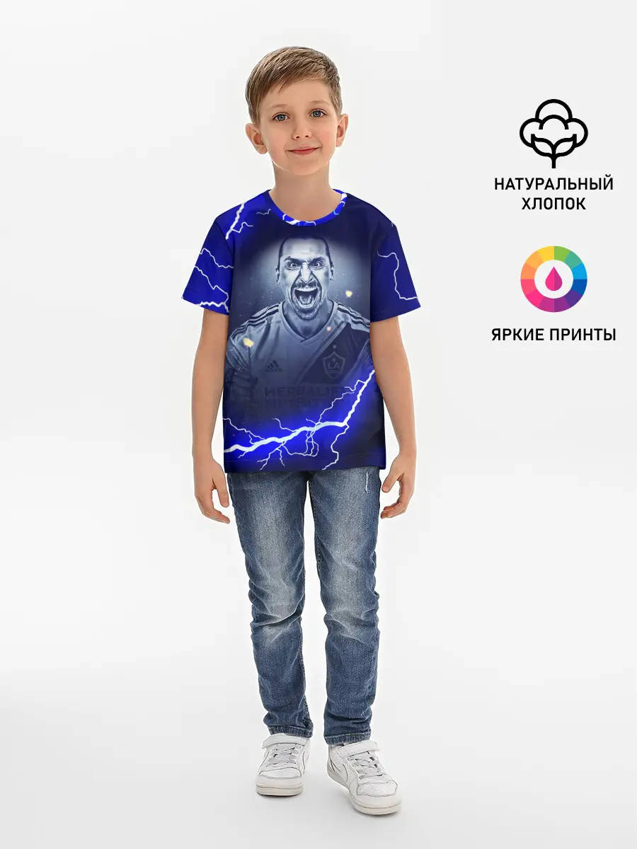 Детская базовая футболка / Златан Ибрагимович | ZLATAN