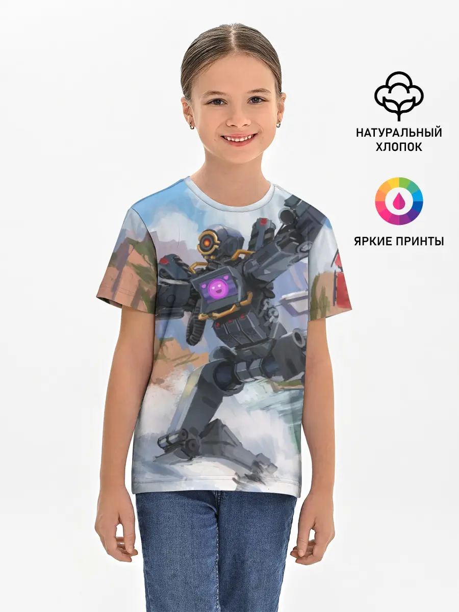 Детская базовая футболка / Apex Legends