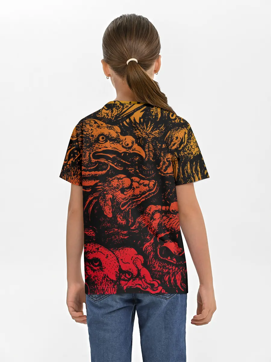 Детская базовая футболка / Grotesque animals