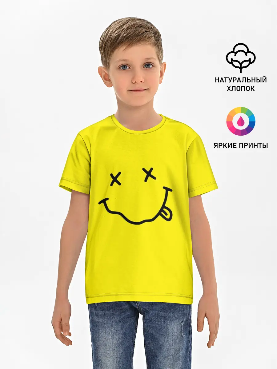 Детская базовая футболка / Nirvana