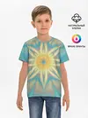 Детская базовая футболка / Летнее солнце. Абстракция.