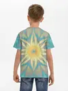 Детская базовая футболка / Летнее солнце. Абстракция.