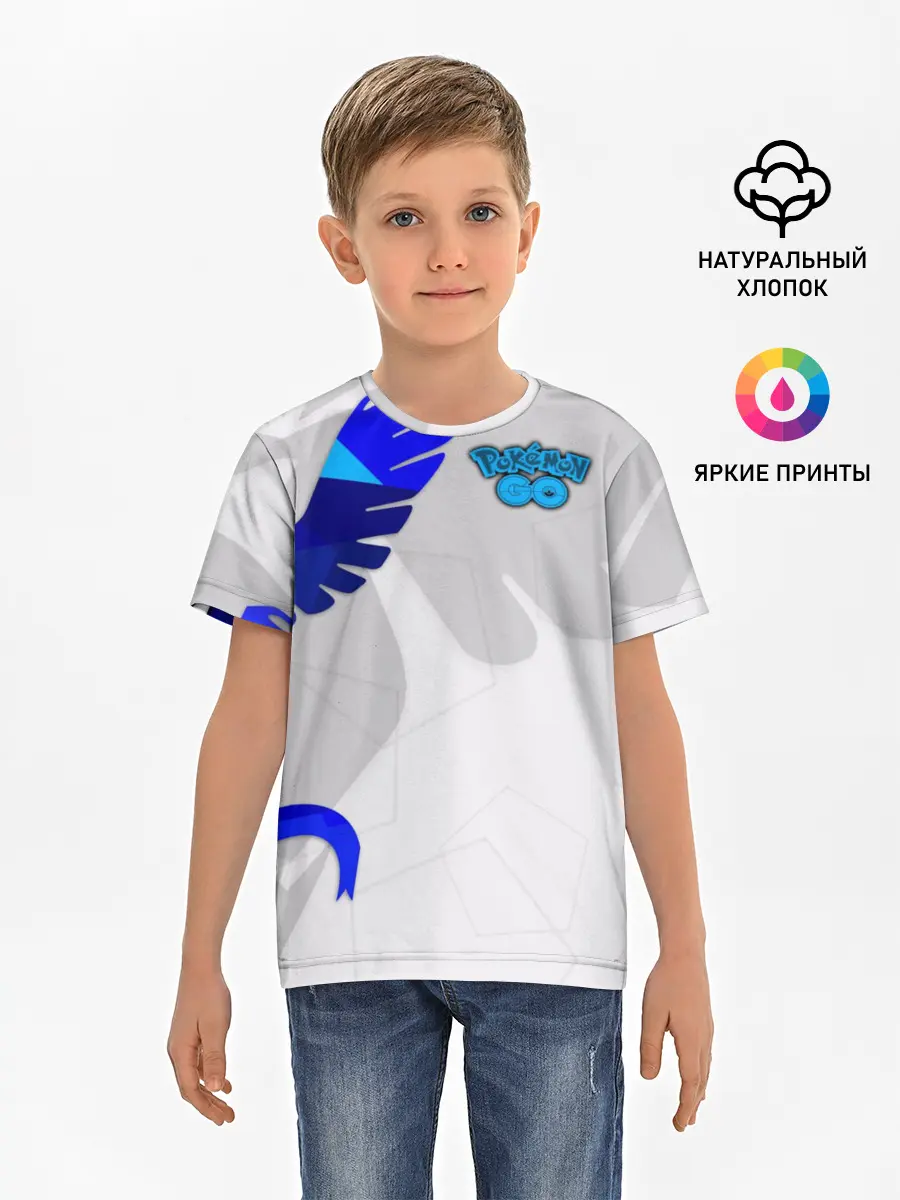 Детская базовая футболка / Pokemon GO