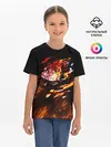 Детская базовая футболка / Burning Kamado