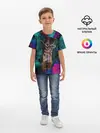 Детская базовая футболка / Сказочный Котик