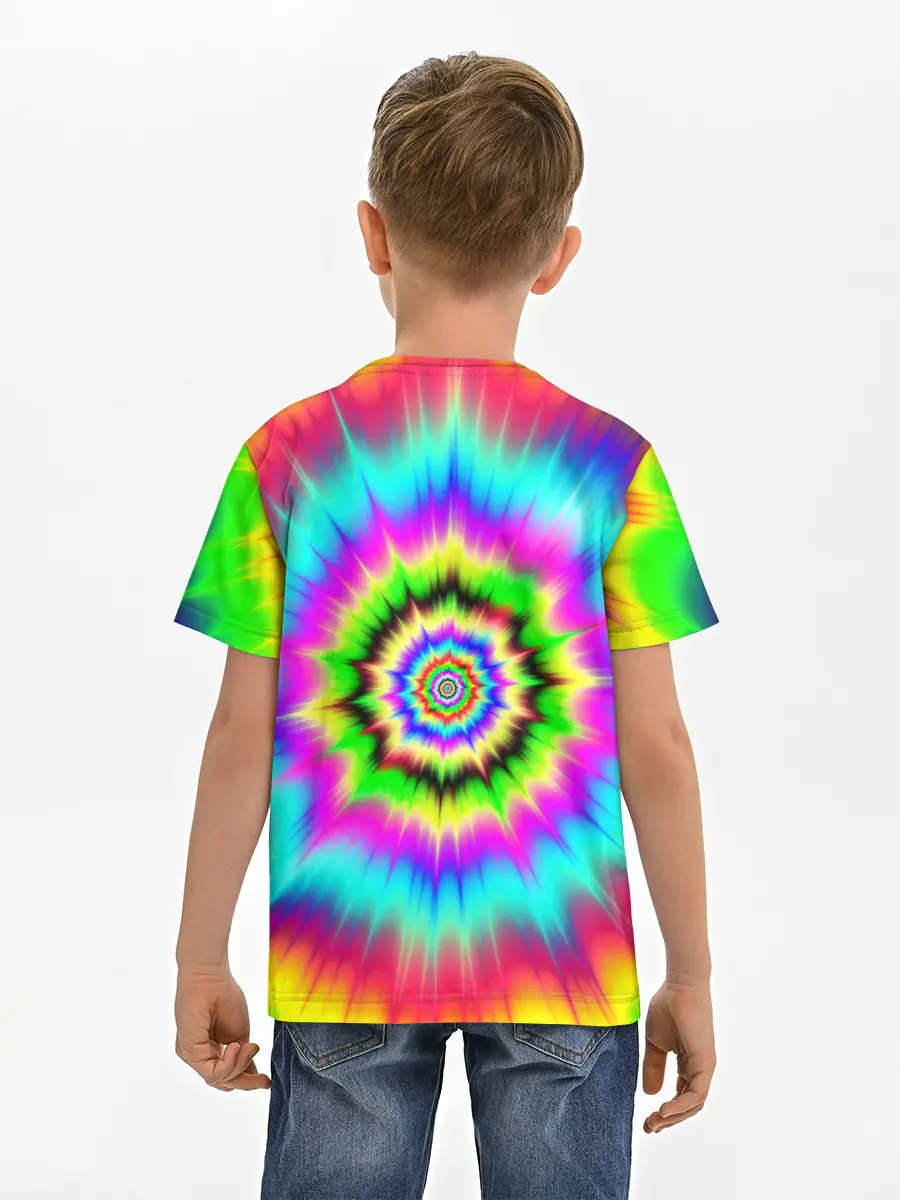 Детская базовая футболка / ОПТИЧЕСКИЙ УЗОР