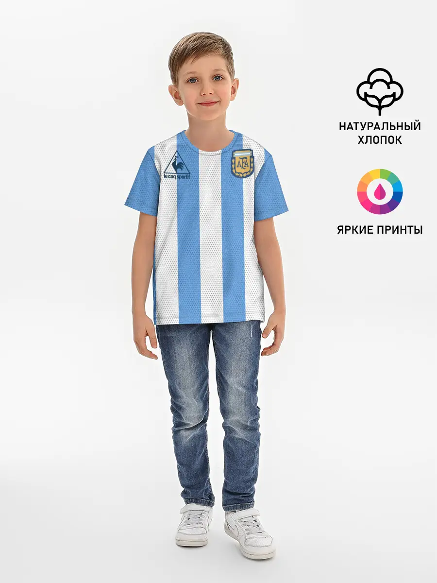 Детская базовая футболка / Джерси Марадоны с автографом