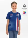 Детская базовая футболка / Сборная Исландии