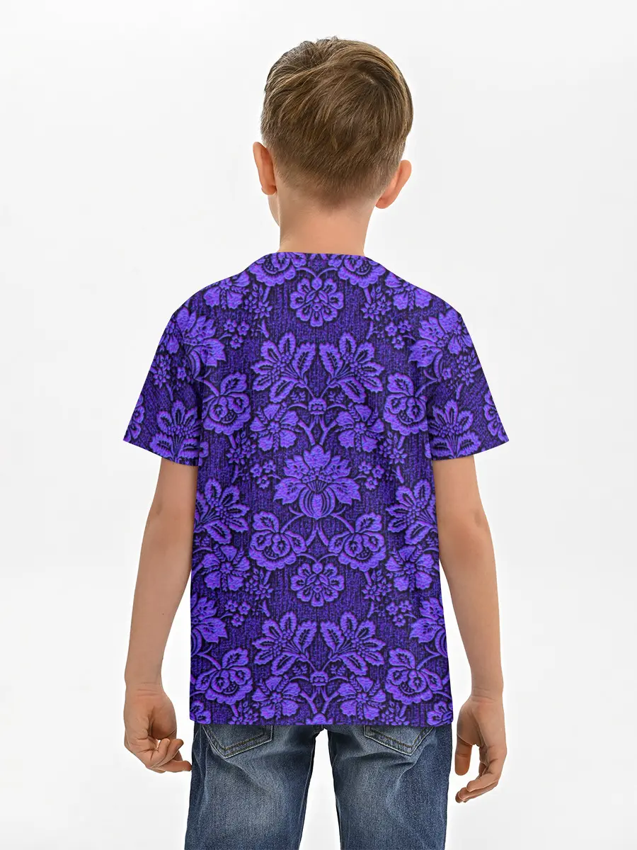 Детская базовая футболка / Домашние обои