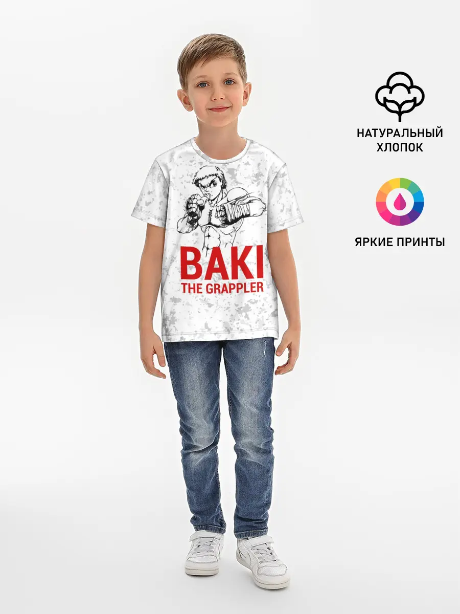 Детская базовая футболка / Baki the Grappler