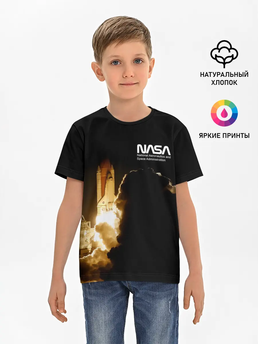 Детская базовая футболка / NASA