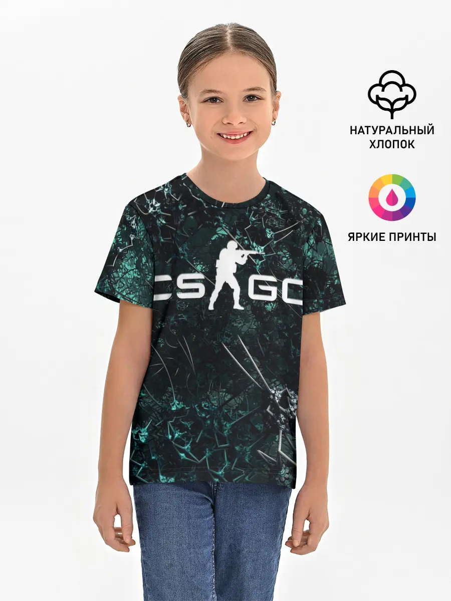 Детская базовая футболка / CS GO
