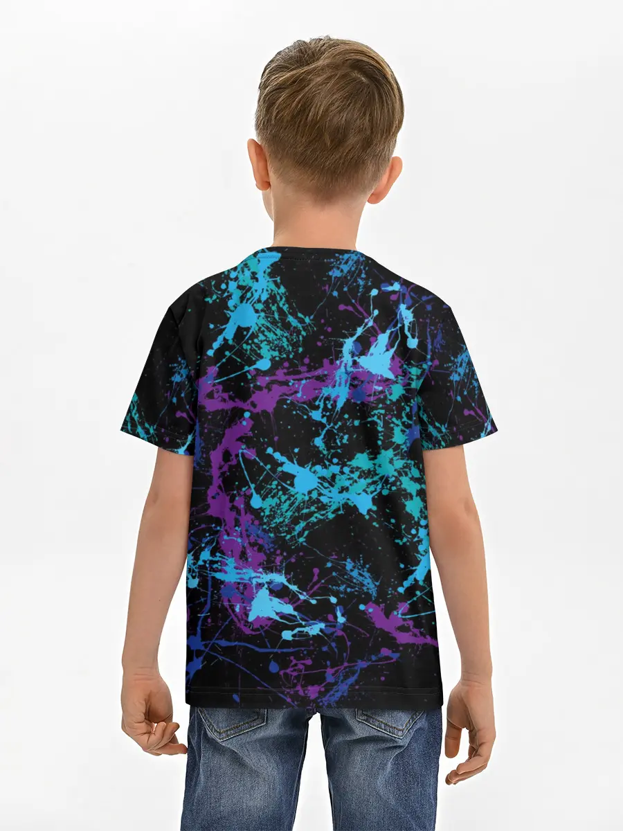 Детская базовая футболка / Брызги
