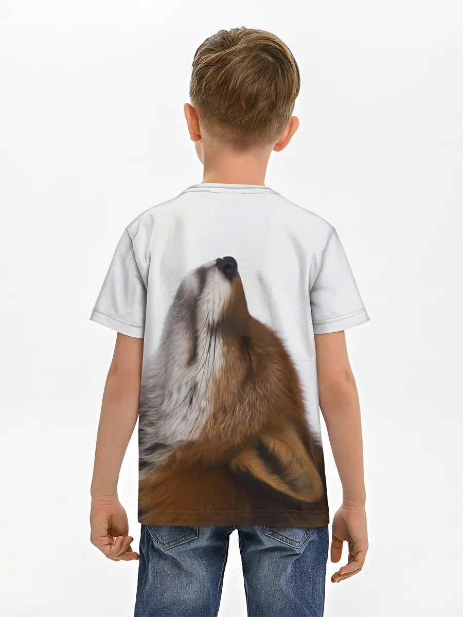 Детская базовая футболка / Лиса Главное фыр-фыр