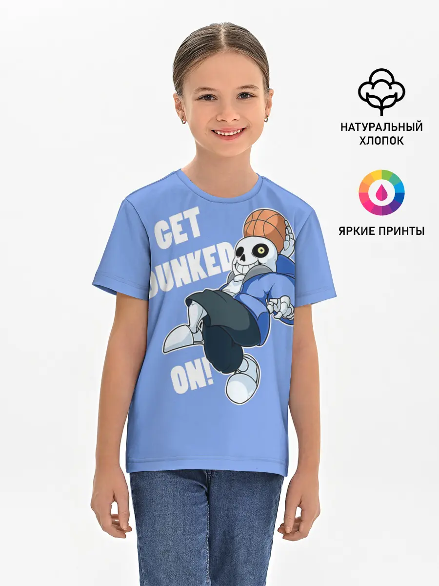 Детская базовая футболка / GET DUNKED