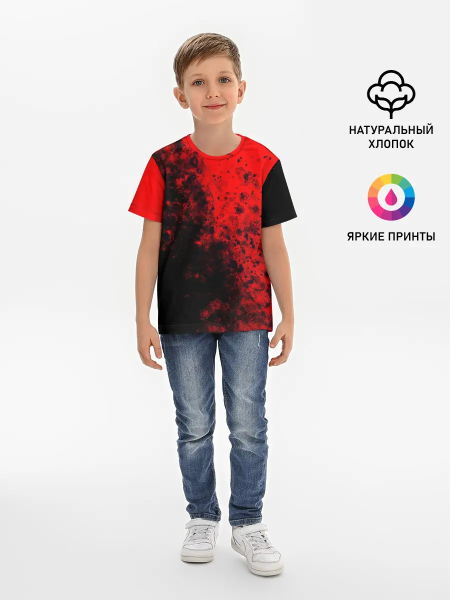 Детская базовая футболка / Пятна Крови