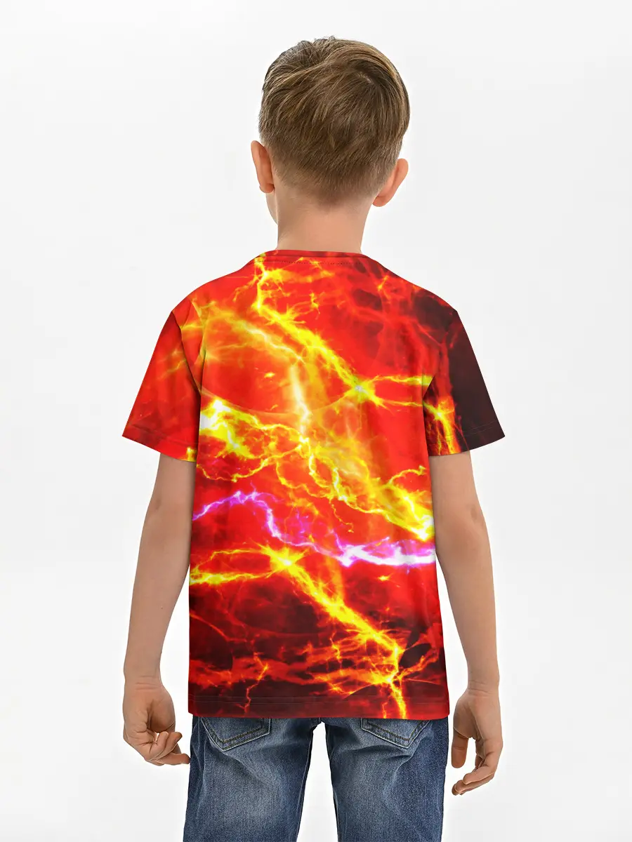Детская базовая футболка / УДАРЫ МОЛНИИ