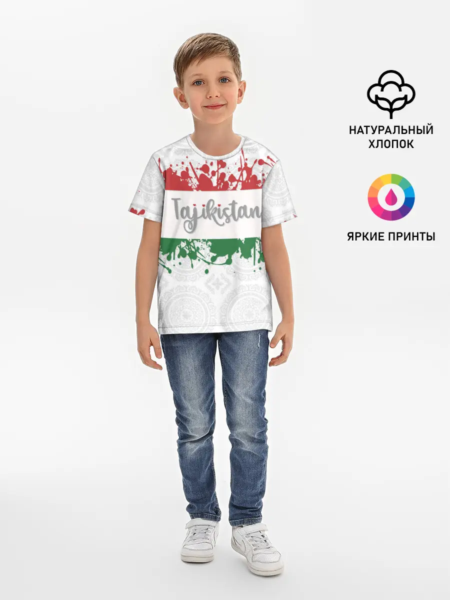 Детская базовая футболка / Таджикистан