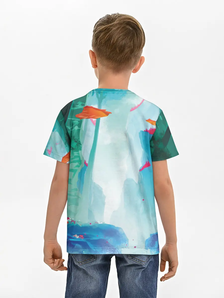 Детская базовая футболка / Ежик Соник