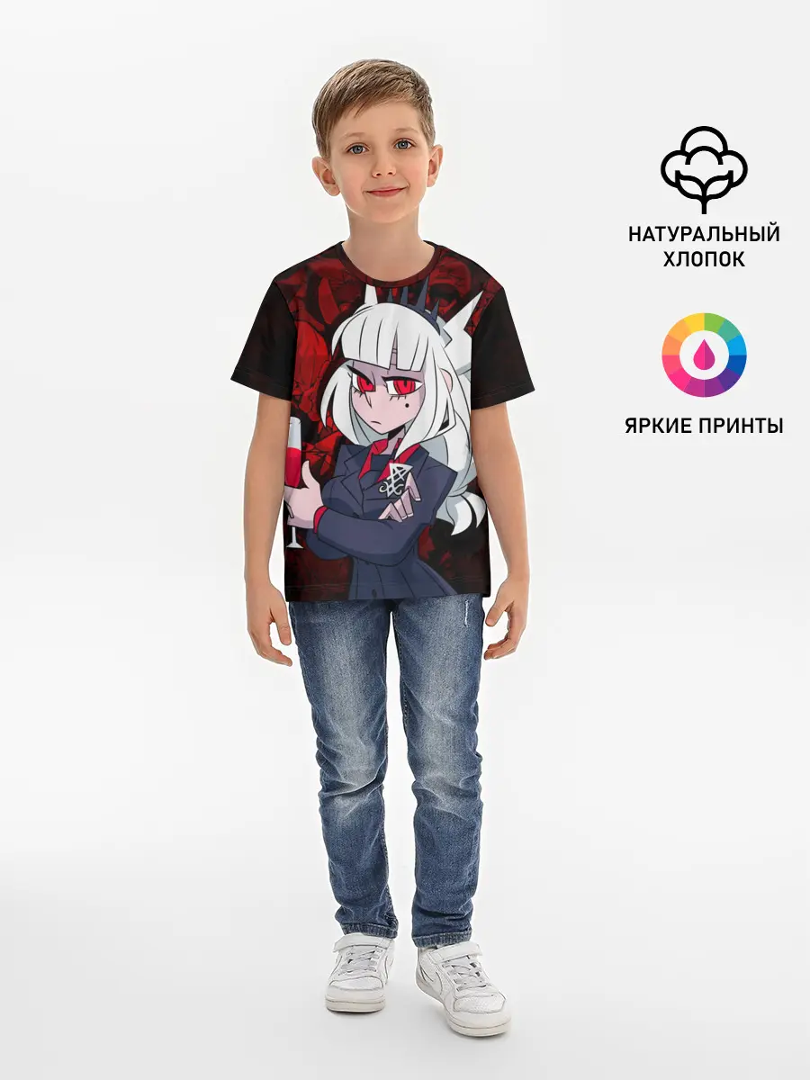 Детская базовая футболка / HELLTAKER LUCIFER