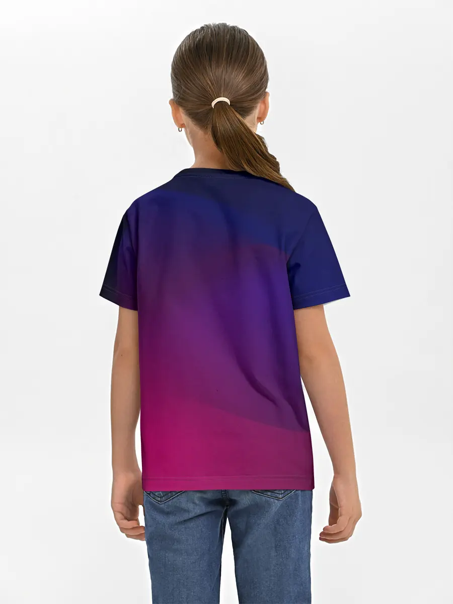 Детская базовая футболка / Abstract simple colors