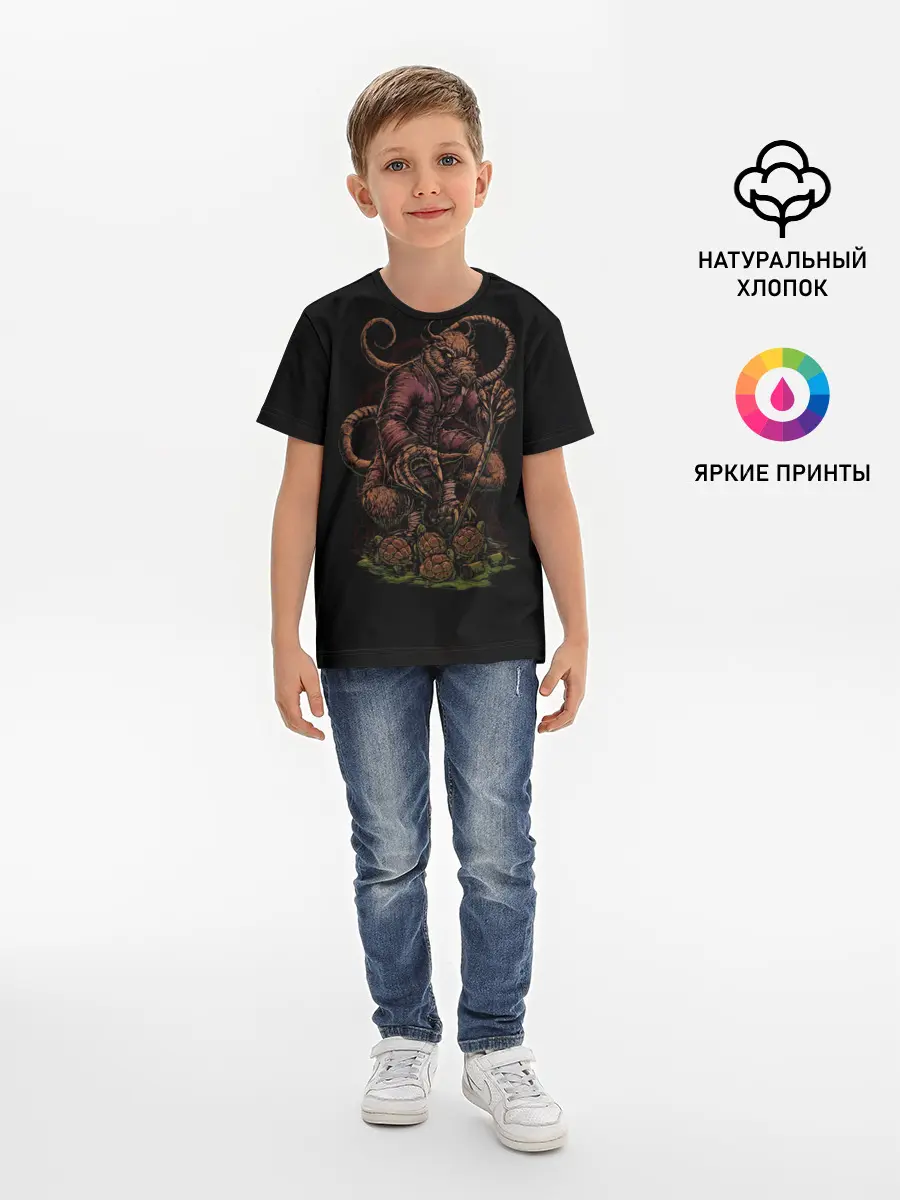 Детская базовая футболка / Черепашки-Ниндзя