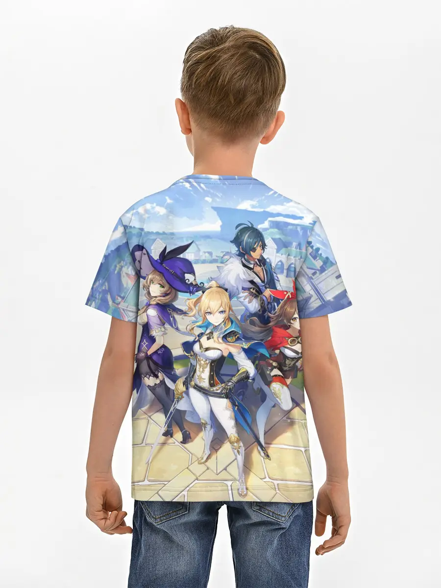 Детская базовая футболка / GENSHIN IMPACT