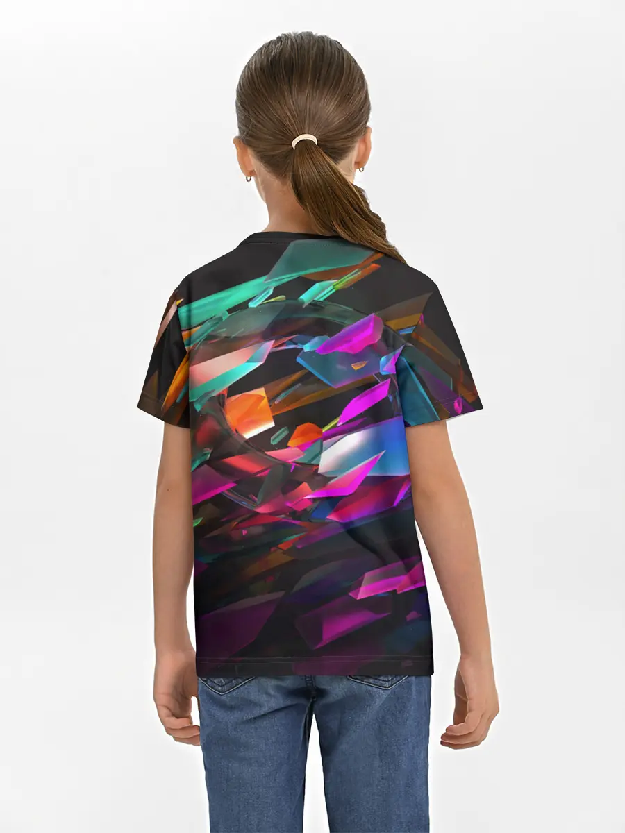 Детская базовая футболка / Стеклянный лед