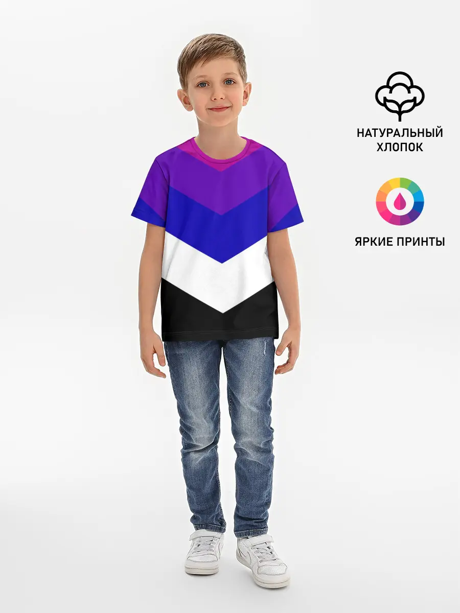 Детская базовая футболка / Полосы