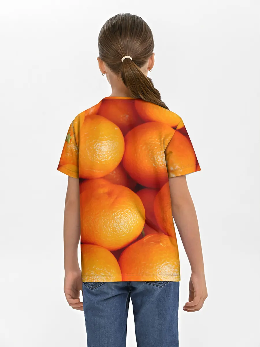 Детская базовая футболка / Мандаринчик чик