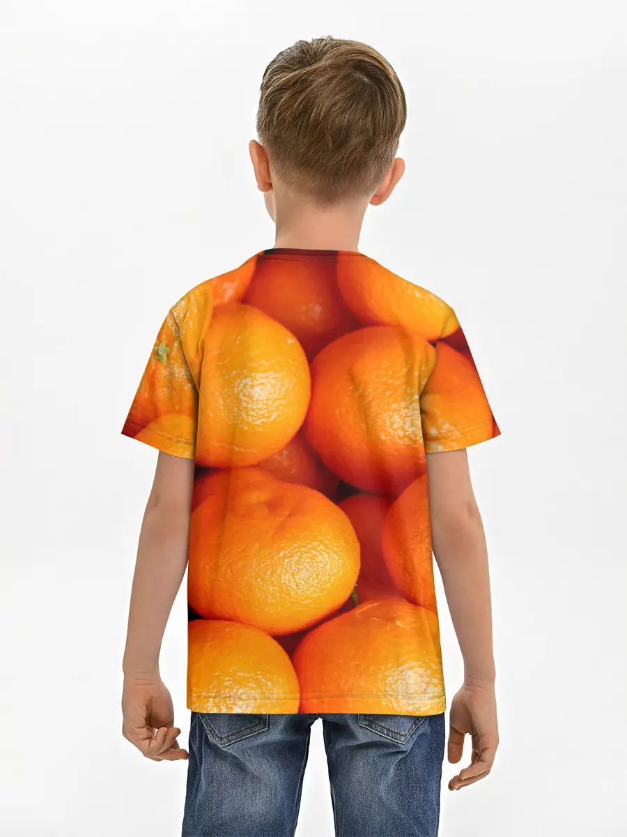 Детская базовая футболка / Мандаринчик чик