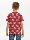 Детская базовая футболка / Снежный орнамент